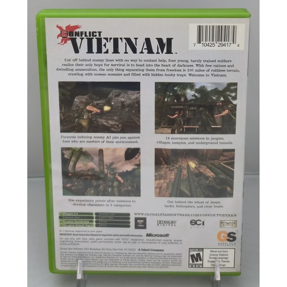 Conflict: Vietnam - Original Xbox - Complete in Box (CIB) W/ Manual‎ - Tested